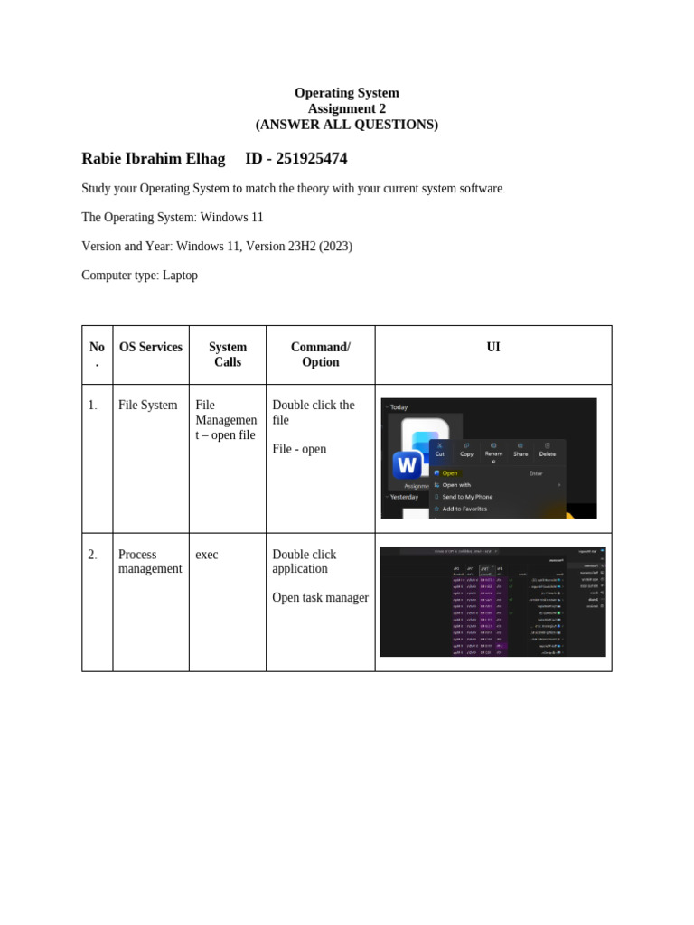 Assignment 2 (1) | PDF | Integrated Circuit | Operating System