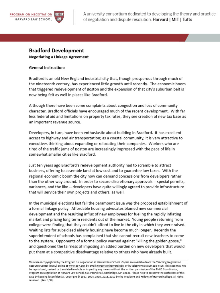 Bradford Development (Developer Rep) | PDF | Traffic Congestion | Taxes