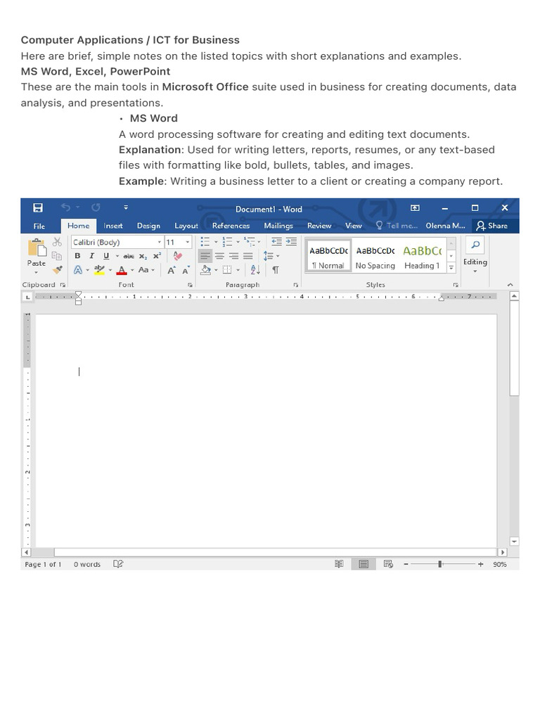 Essential Microsoft Office Tools for Business | PDF