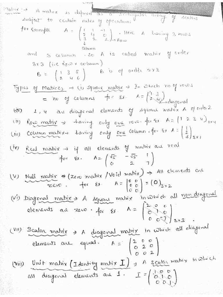 Matrix | PDF