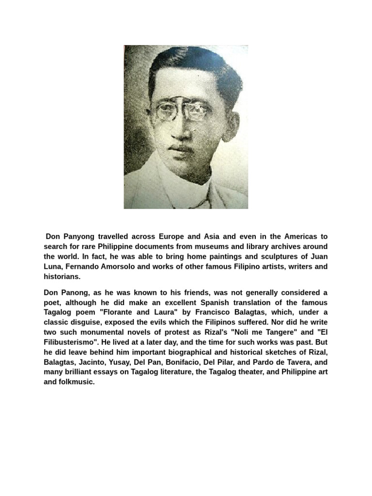 Don Panyong: Philippine Art & Literature Explorer | PDF
