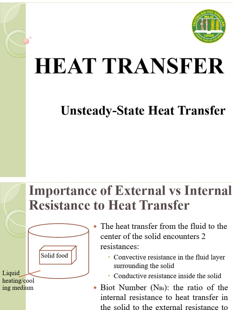 Unsteady-State Heat Transfer Analysis | PDF | Heat Transfer | Non ...