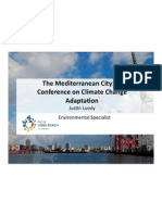 The Mediterranean City: A Conference On Climate Change Adapta7on