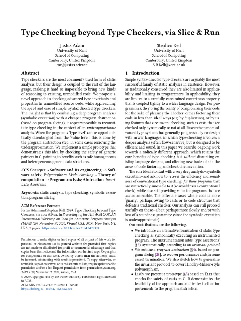 Adam 20 Type | PDF | Pointer (Computer Programming) | Software Engineering