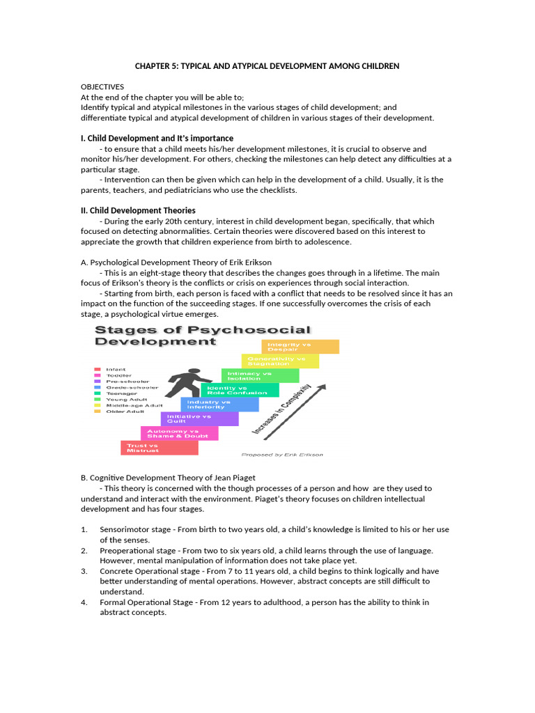Typical and Atypical Development Among Children | PDF | Child ...