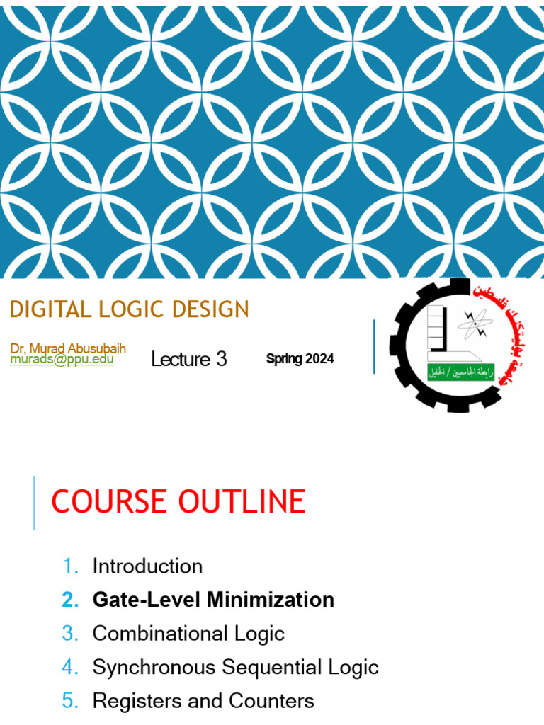 digital logic 3 | PDF | Logic Gate | Boolean Algebra