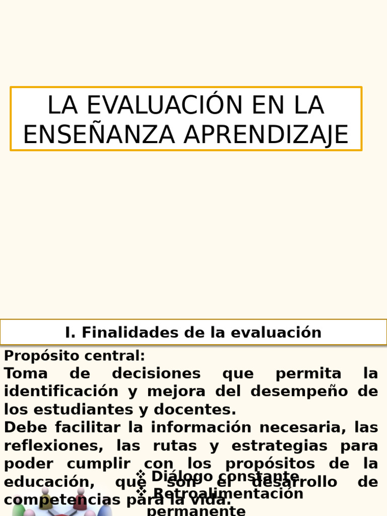 LA EVALUACION EN LA ENSEÑANZA APRENDIZAJE | PDF | Evaluación | Aprendizaje