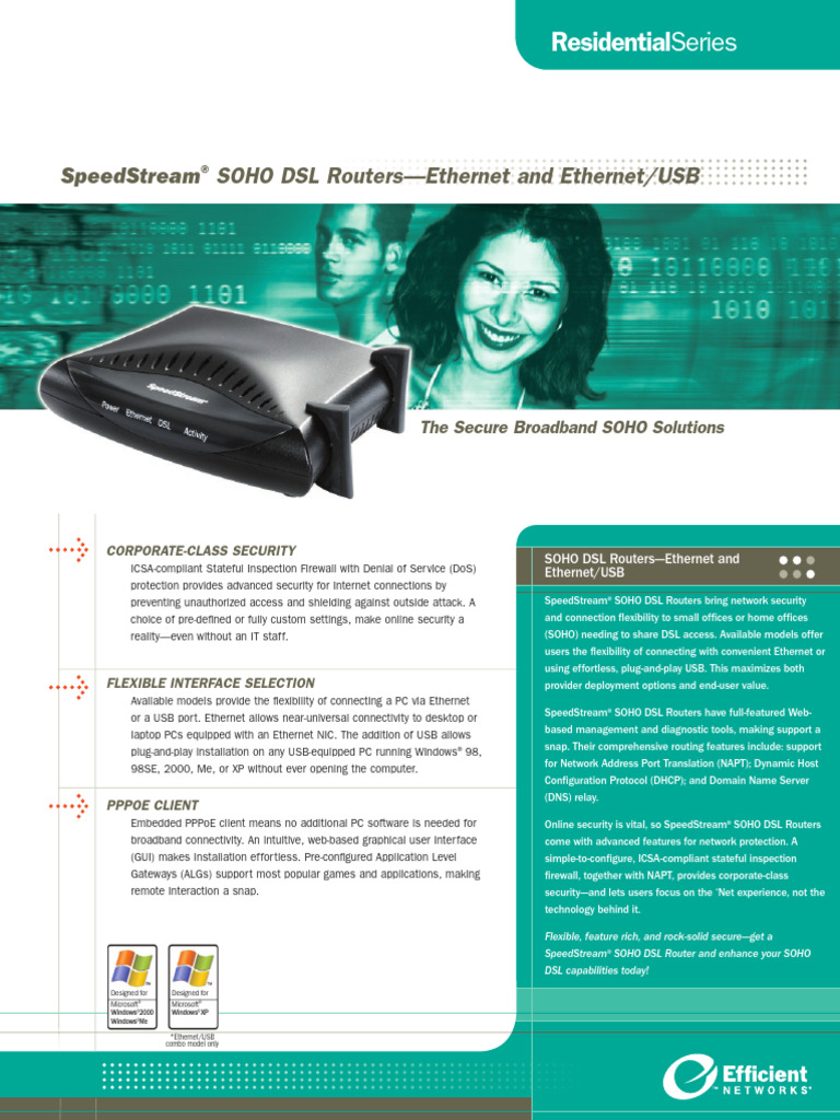 Roteadores DSL SOHO: Segurança e Flexibilidade | PDF | Rede de ...