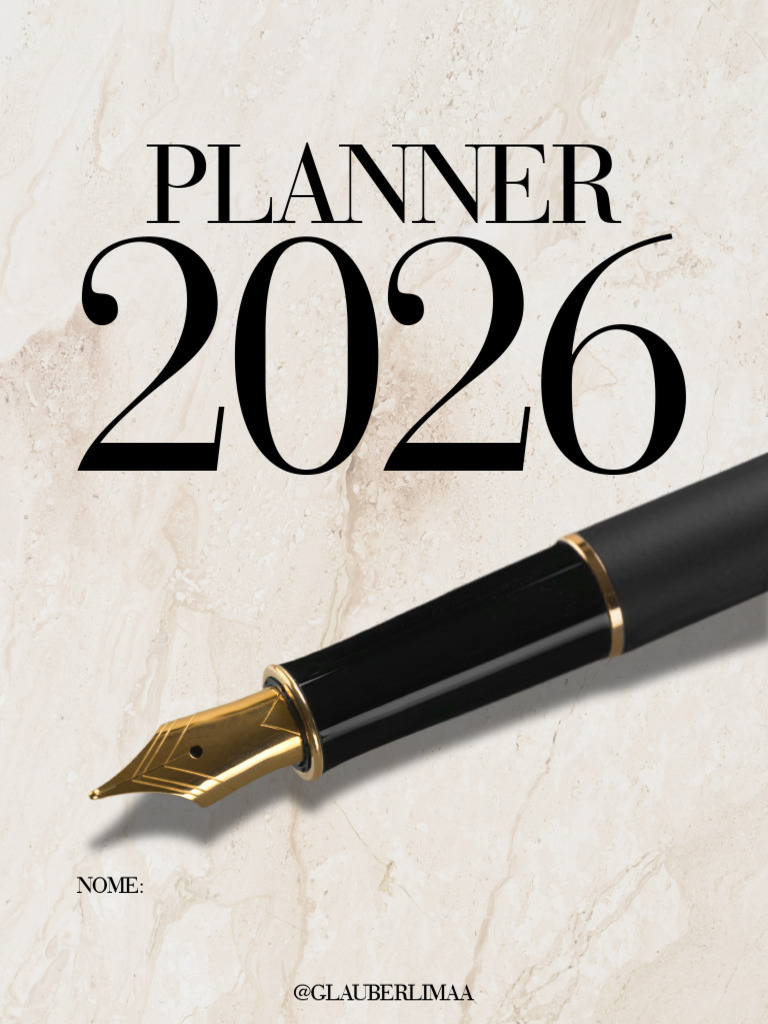 Planejamento Pessoal 2026: Metas e Ações | PDF