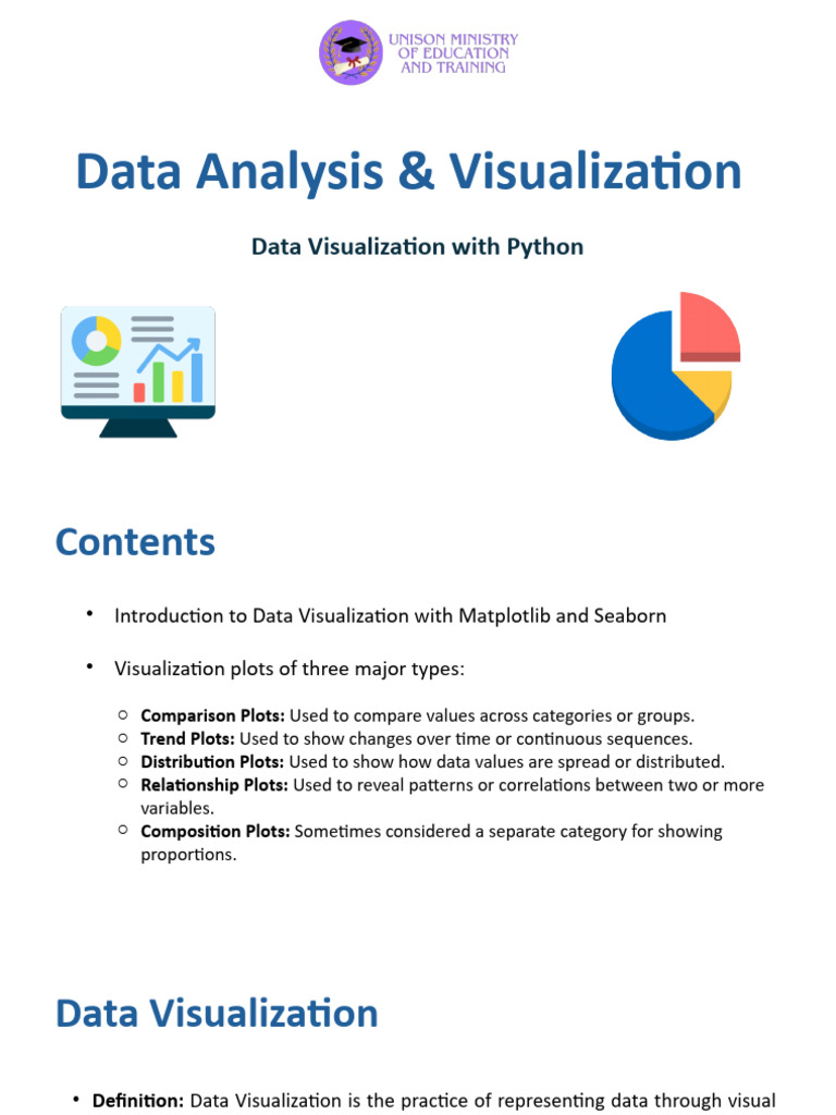 Data Visualization Techniques in Python | PDF | Pie Chart | Statistical ...