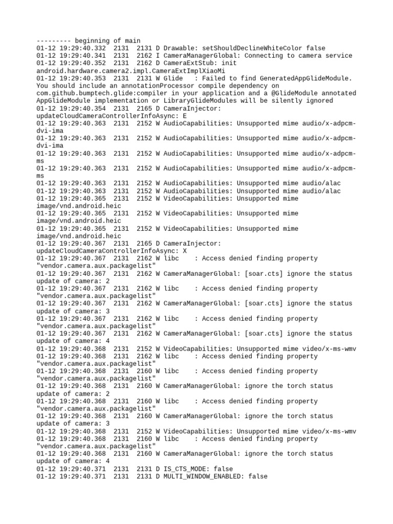 Log Cat 1768220980284 | PDF | Computing | Computer Programming