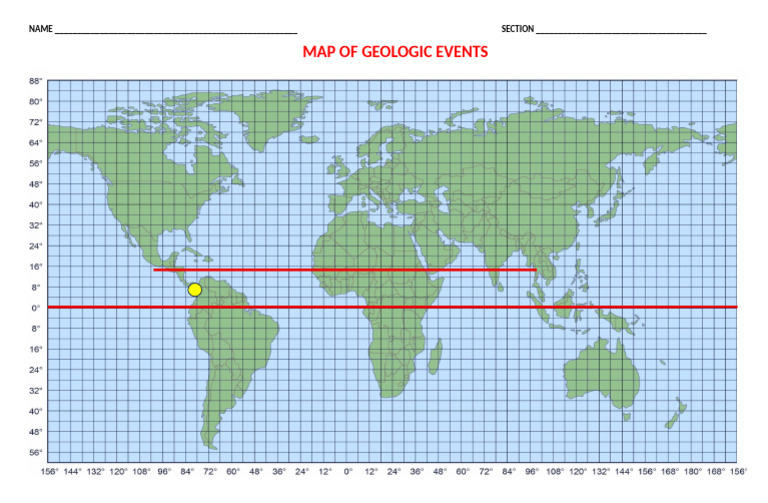 Geologic Events Map Overview | PDF