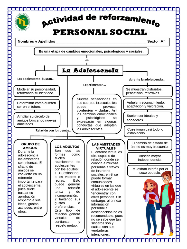 Adolescencia: Cambios y Relaciones Sociales | PDF | Adolescencia | Adultos