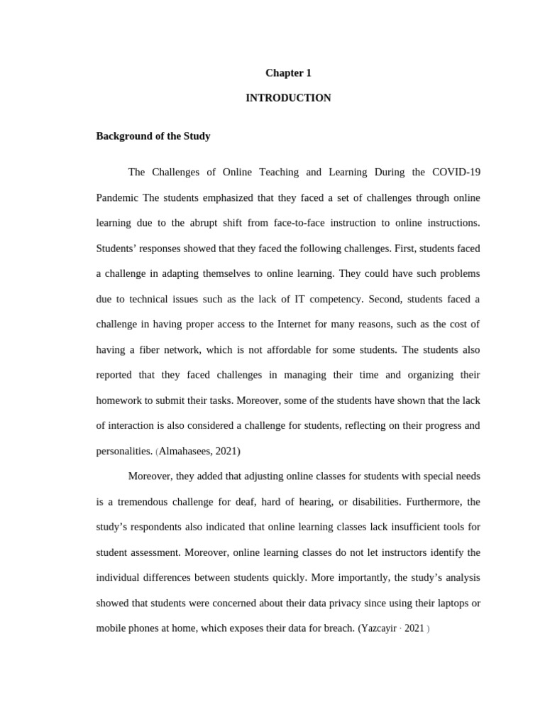 Online Learning Challenges During COVID-19 | PDF | Educational ...
