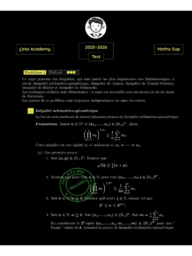 Inégalités | PDF