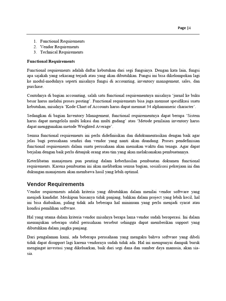 Panduan Lengkap Implementasi ERP | PDF