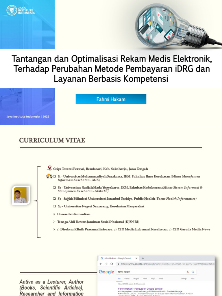 Tantangan dan Optimalisasi iDRG dalam EMR | PDF