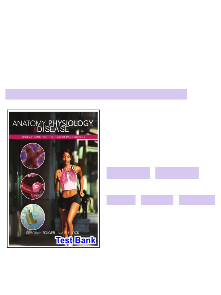 Anatomy Physiology and Disease Foundations for the Health Professions ...