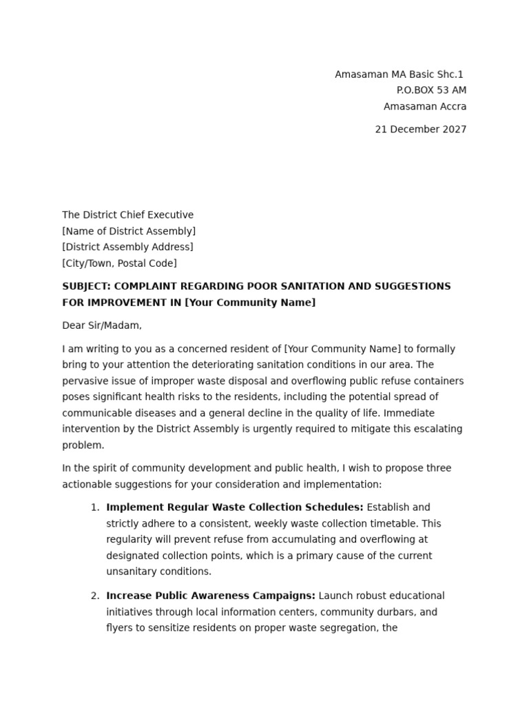 Document (2) | PDF | Sanitation | Waste Management