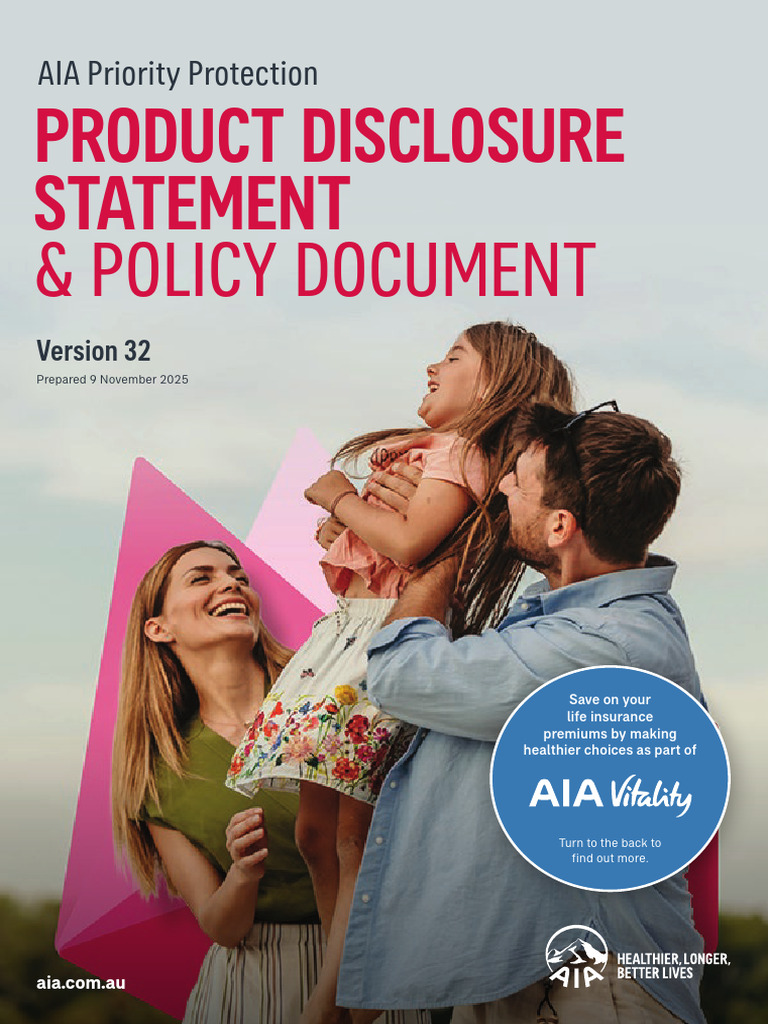 AIA Priority Protection Policy Overview | PDF | Insurance | Life Insurance