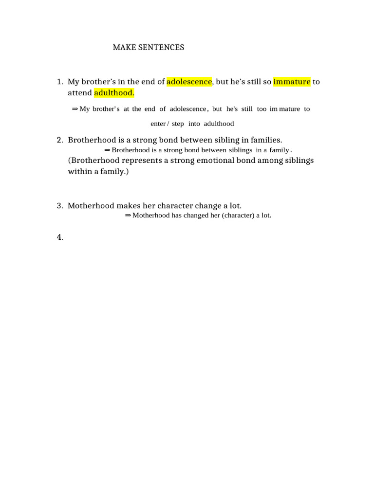 Sentence Correction Examples | PDF