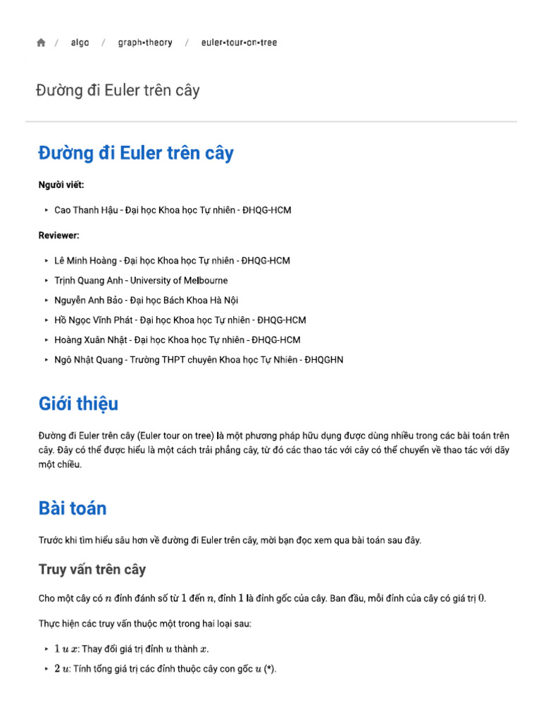 Euler Tree | PDF