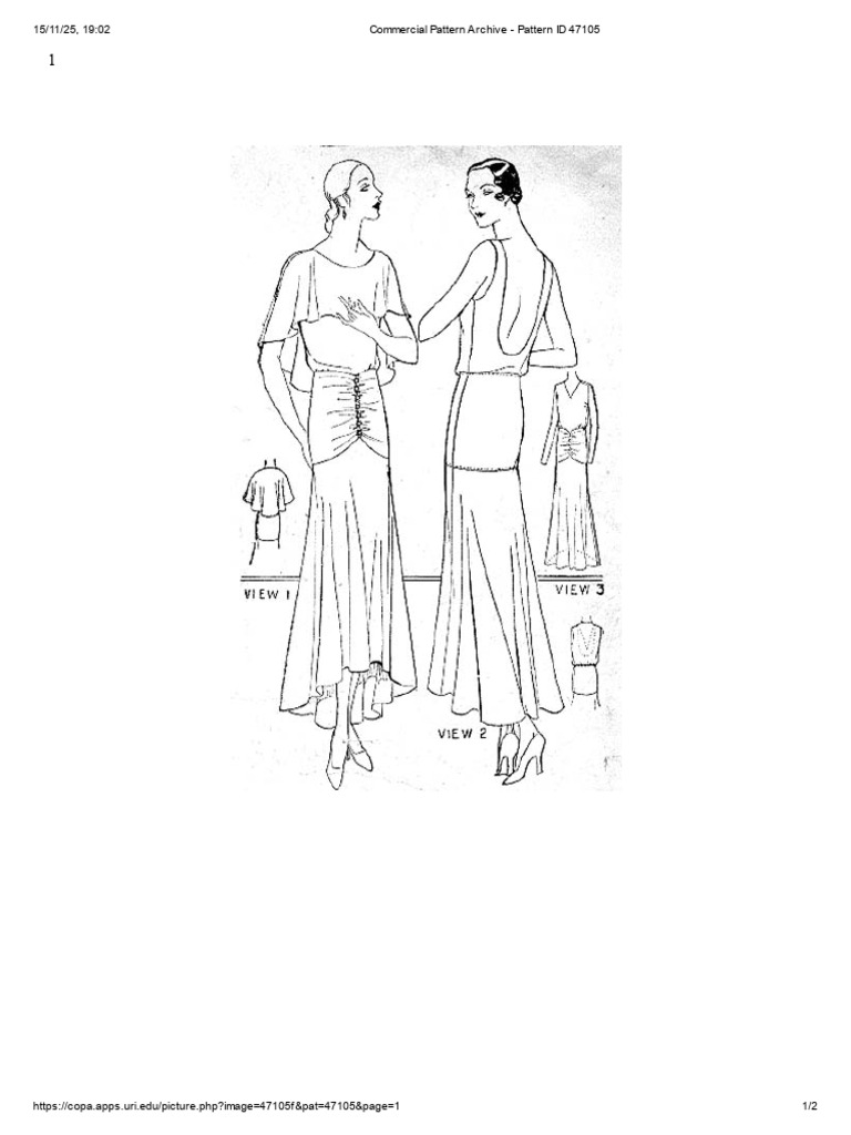 Commercial Pattern Archive - Pattern ID 47105fin | PDF