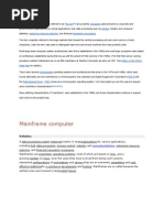 Mainframes Computer