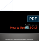 How To Use Bolt