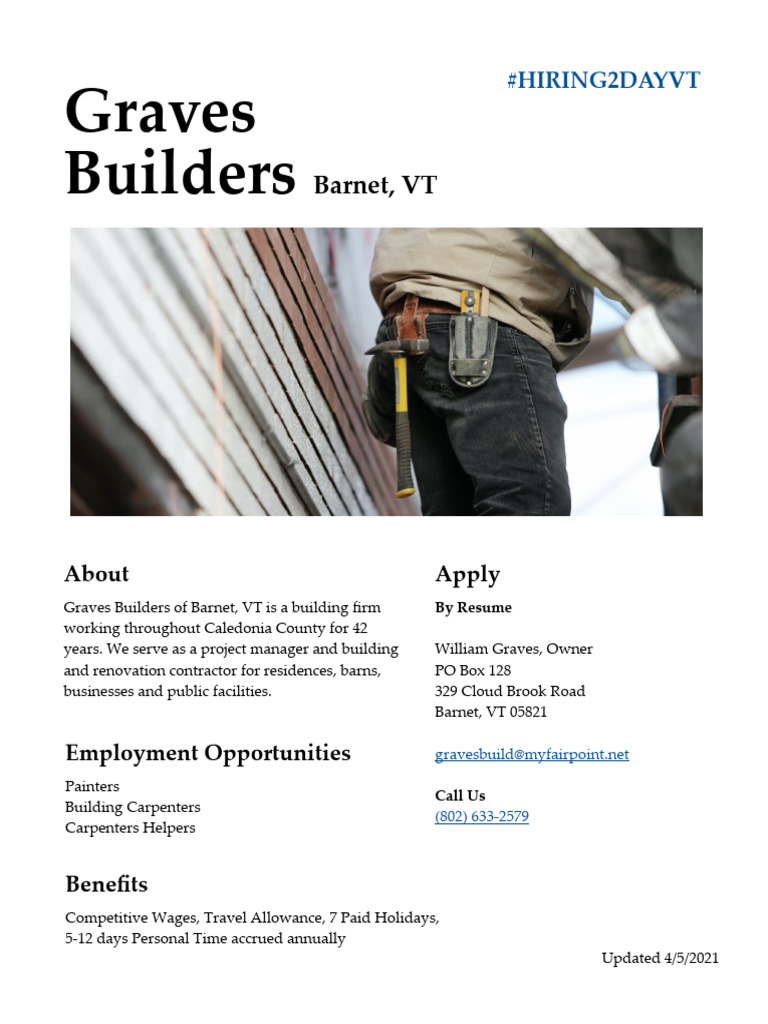 Graves Builders | PDF