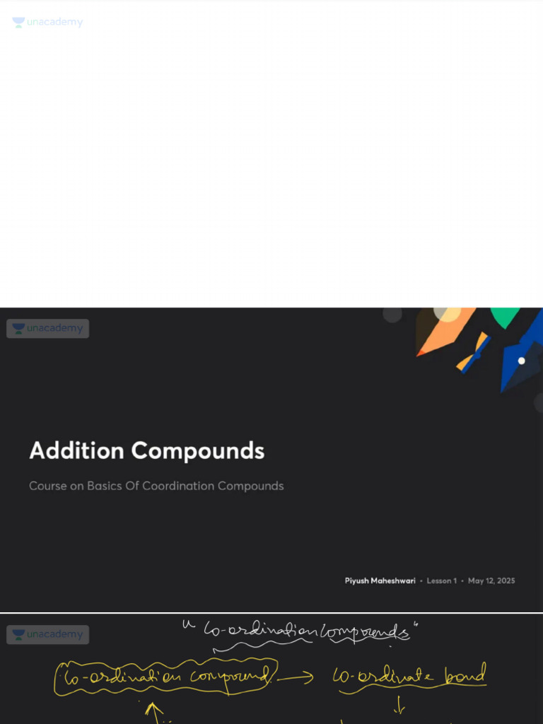 Addition Compounds With Anno | PDF
