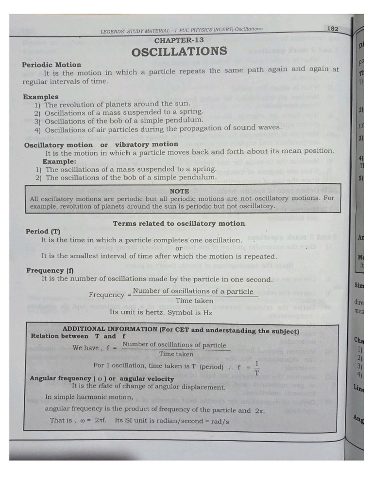Physics Chapter 13 | PDF