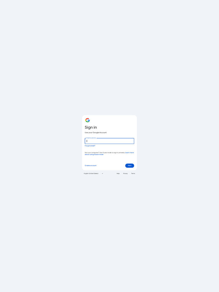 Google Account Sign-In Guide | PDF