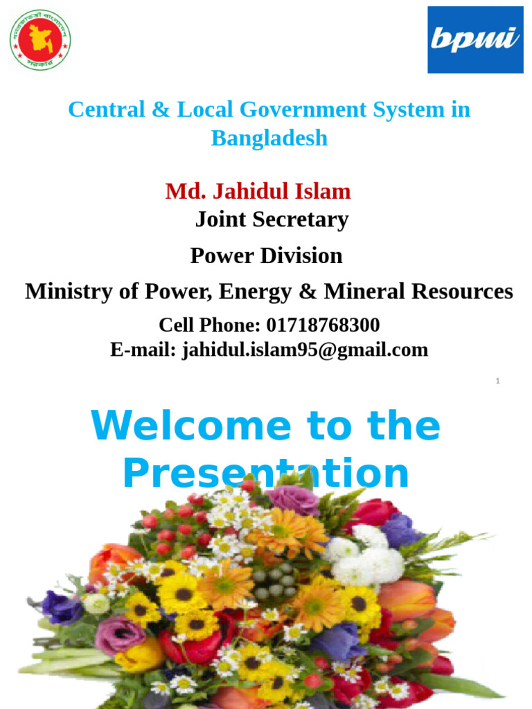 Bangladesh Central & Local Government Overview | PDF | Government ...