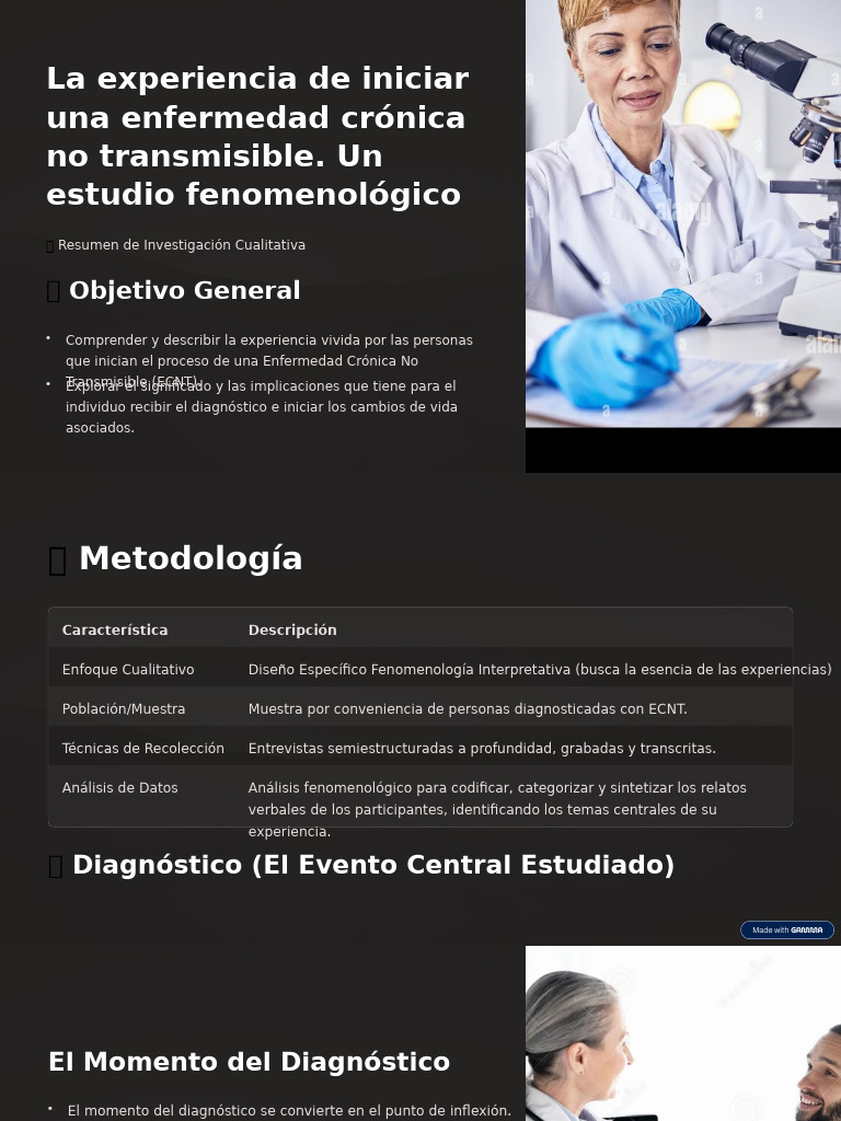 Vivir con una Enfermedad Crónica ECNT | PDF | Experiencia | Las emociones