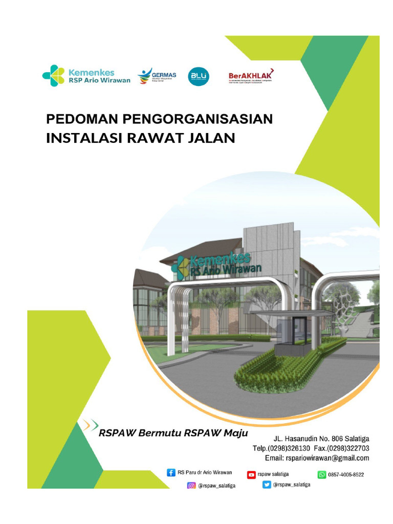 Pedoman Instalasi Rawat Jalan RSPAW | PDF