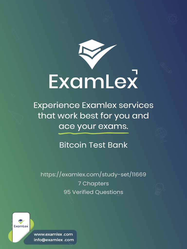 Bitcoin Test Bank | PDF | Bitcoin | Money