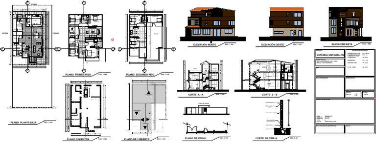 Proyecto de Vivienda Unifamiliar | PDF