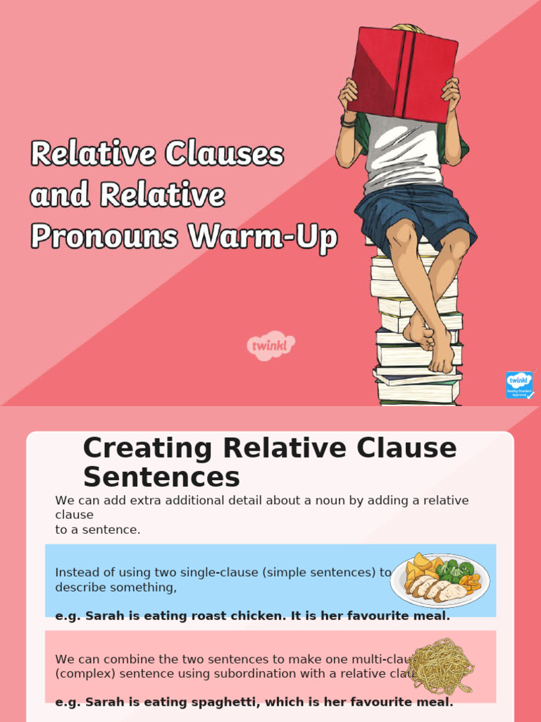 Creating Sentences with Relative Clauses | PDF | Pronoun | Clause