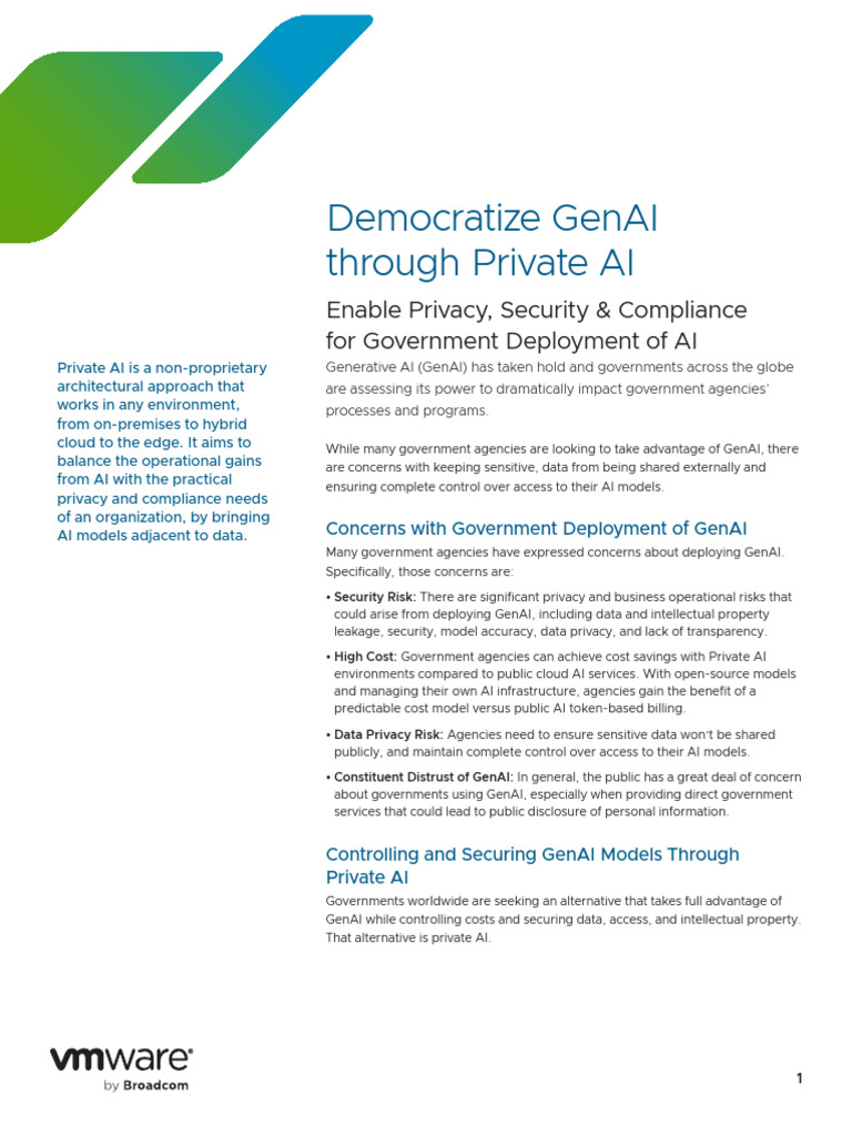 Private AI for Secure Government GenAI | PDF | Artificial Intelligence ...