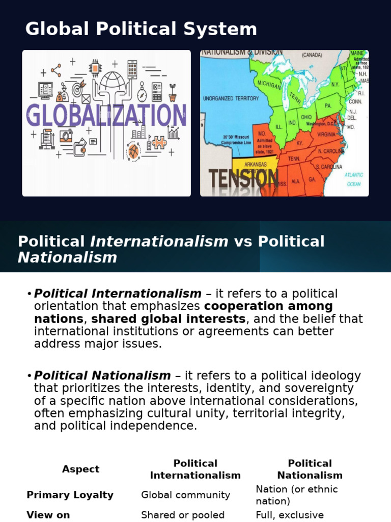 Lesson 3 - Political Globalization (Part 2) | PDF | Internationalism ...