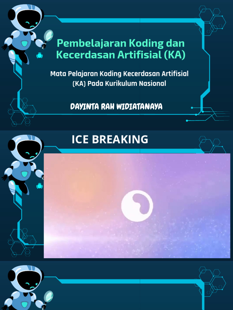 Koding dan Kecerdasan Artifisial dalam Kurikulum | PDF