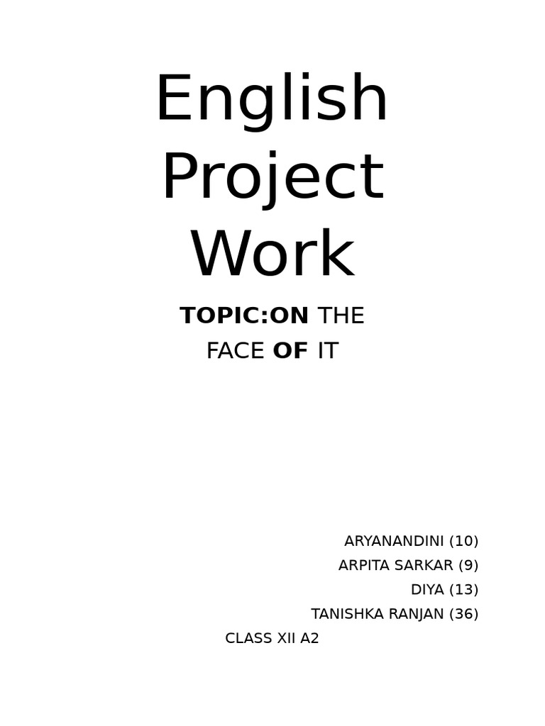 English Project Work | PDF | Empathy | Emotions