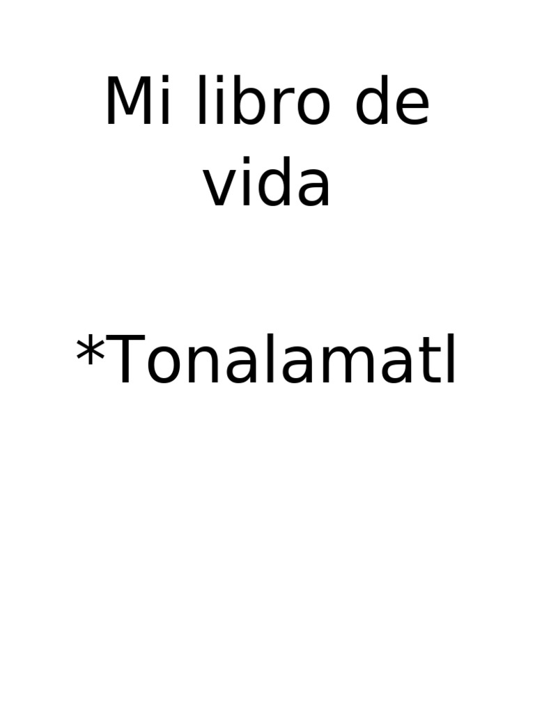 Mi Libro de Vida | PDF | Tierra