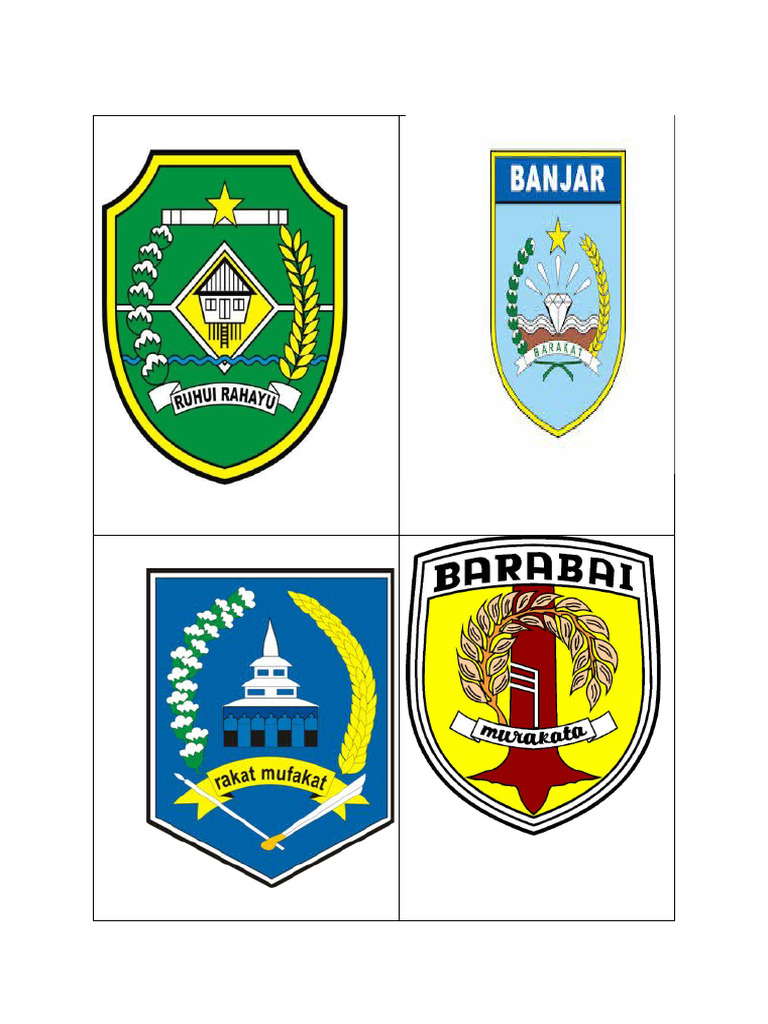 Logo Kab Kota Se Kalsel | PDF