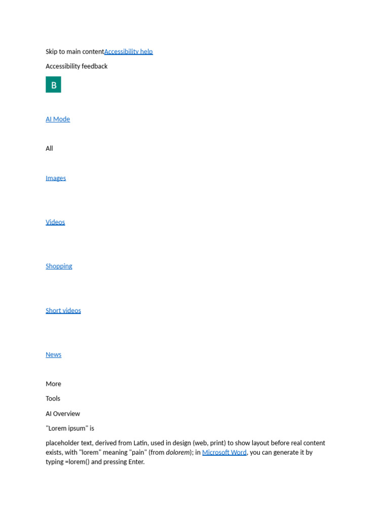 How to Use Lorem Ipsum in Word | PDF | Text