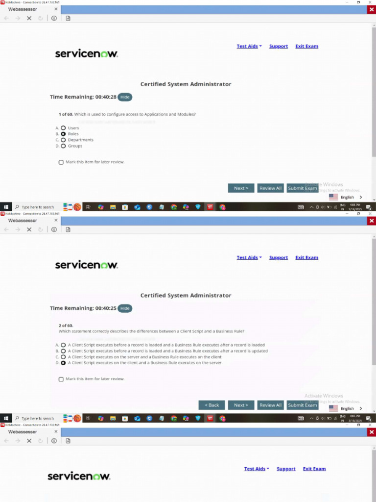 ServiceNow Certified Admin Exam Guide | PDF | Client–Server Model ...