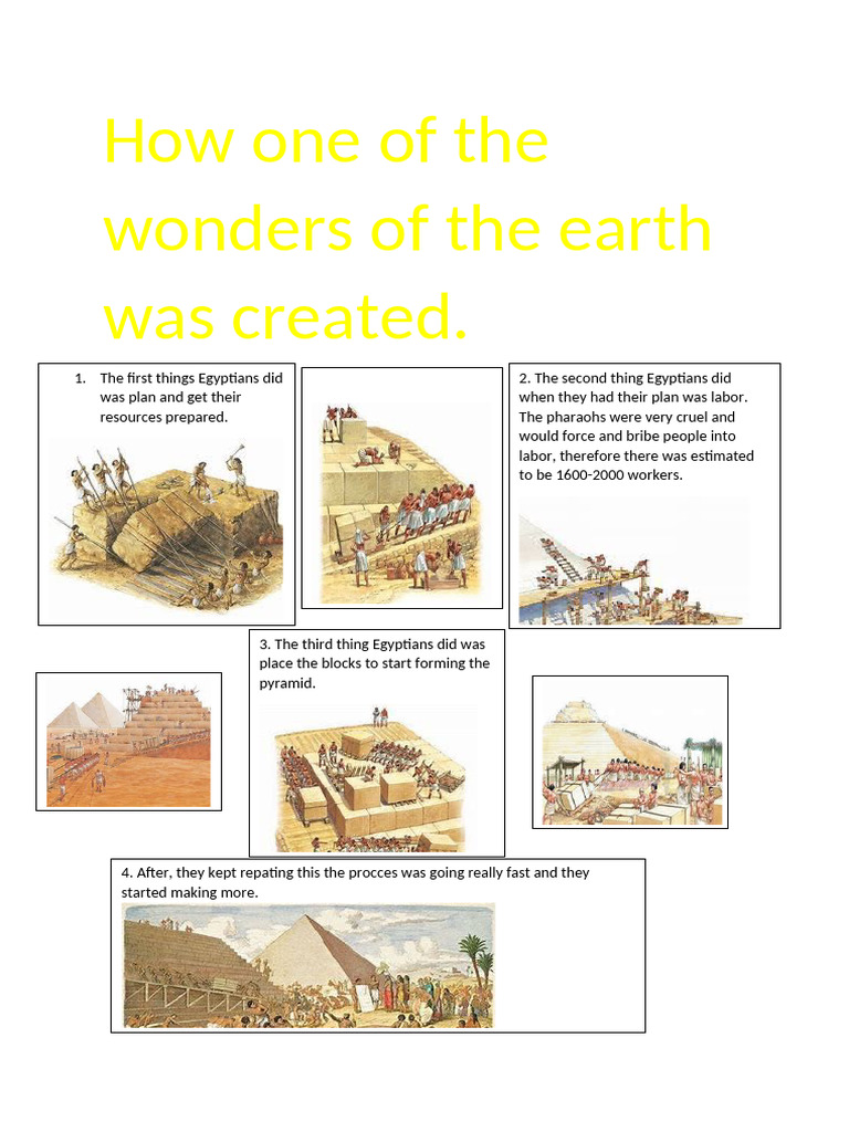 How the Pyramids Were Built | PDF