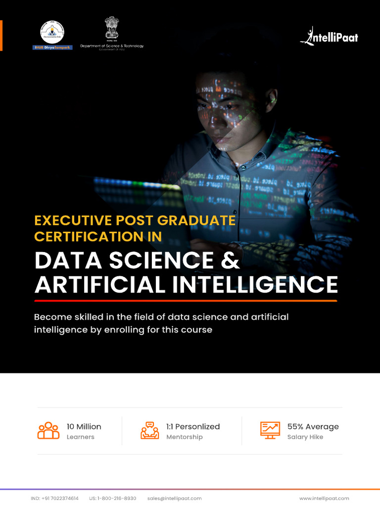 Executive Post Graduate Certification in Data Science and Artificial ...