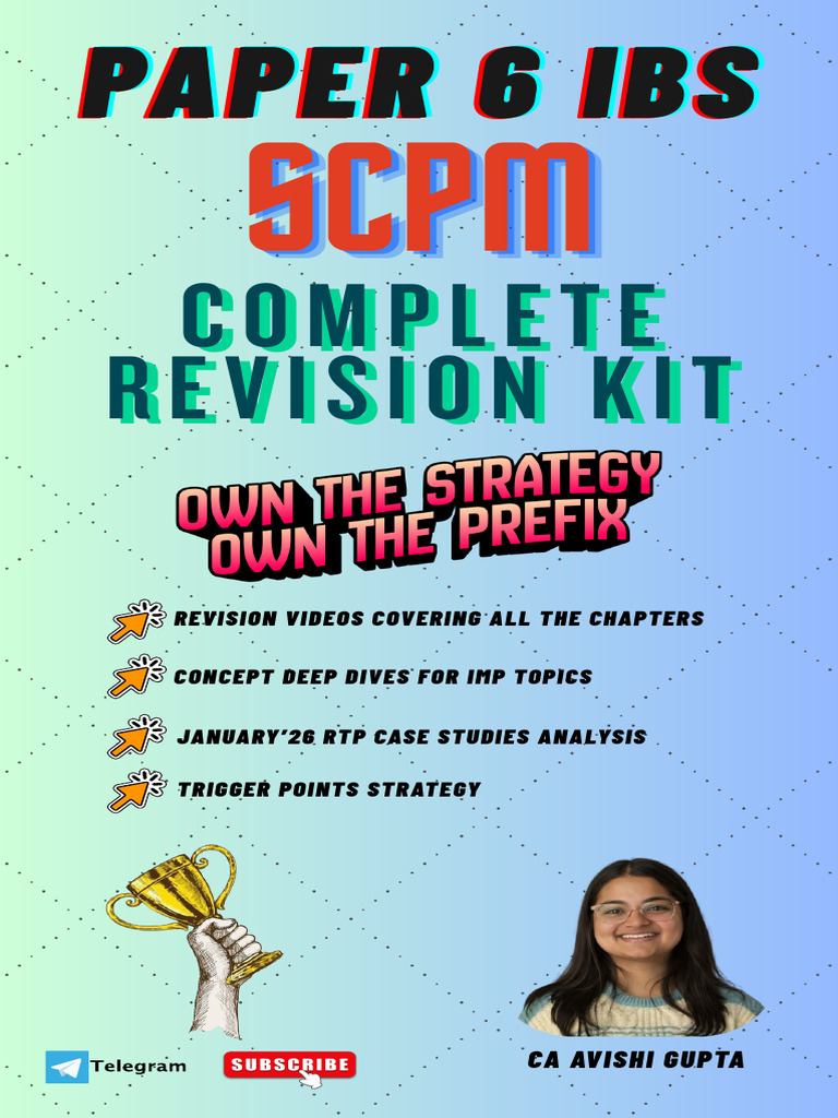SCPM Complete Revision Kit | PDF
